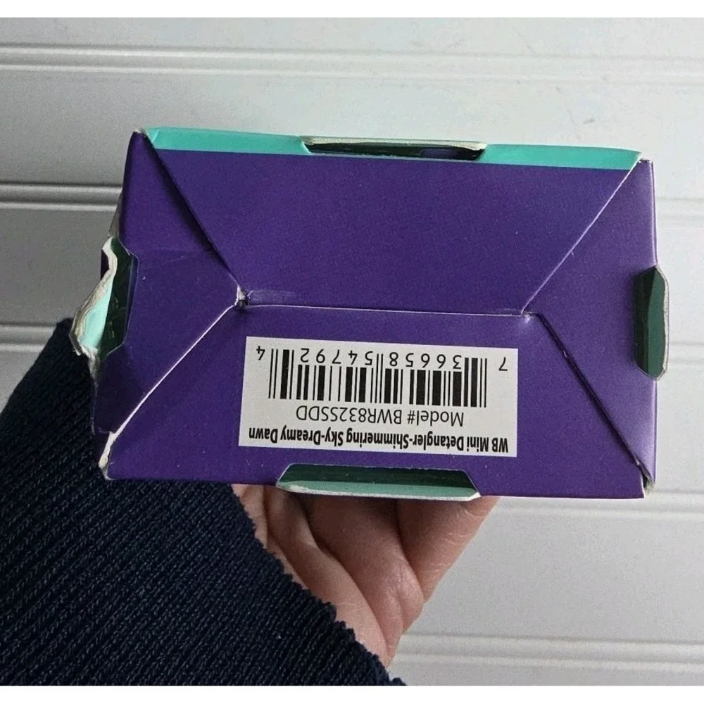 Wet Brush MINI Detangler Brush -‎ Sparkles Purple Teal Limited Editio Ln